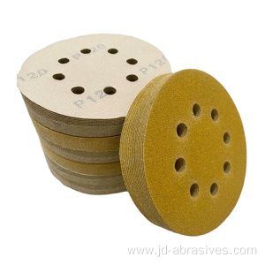 hook and loop abrasive film discs for automotive